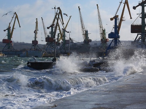 Переправа порт Кавказ - Керчь, снова работает